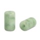 Tube natural stone bead 6x3mm Serpentine and Marble Glacier Green